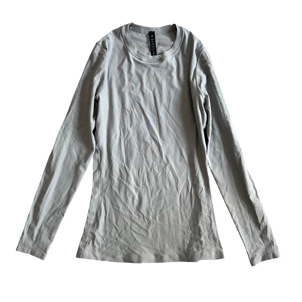 Lululemon Women's Sz XS Seamless Long Sleeve Crew Neck Top